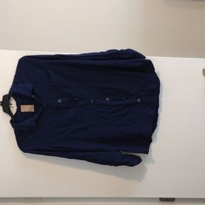 Navy blue button down 2XL